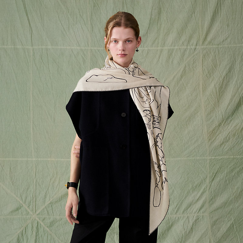 【大判が◎】HERMES 大判トライアングル Mille et Un Lapins Mille et Un Lapins scarf 90 | Hermès Australia